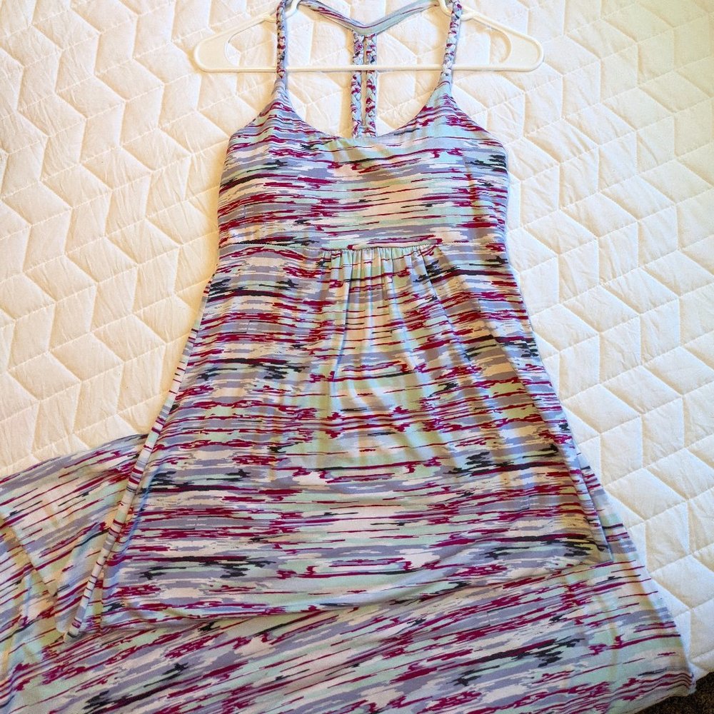 Soybu Dhara Racerback Maxi, Medium, Pink Multi